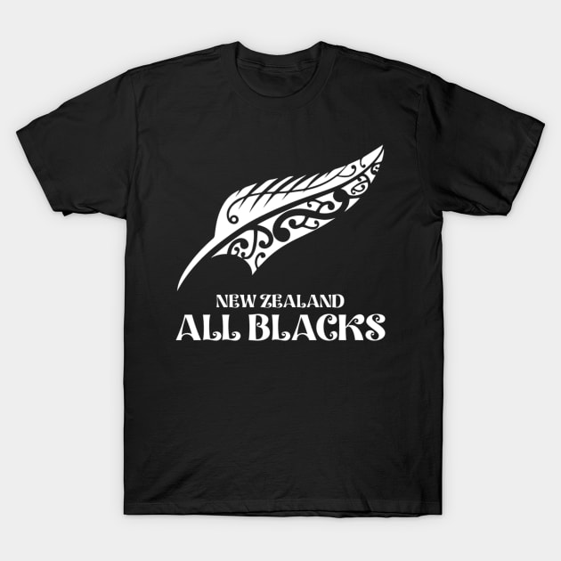 New Zealand All blacks T-Shirt by Pawsitivity Park